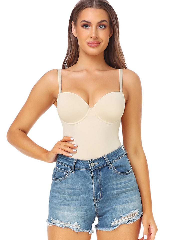 Two-Wear Backless Body Thong Shapewear for Evening Dresses