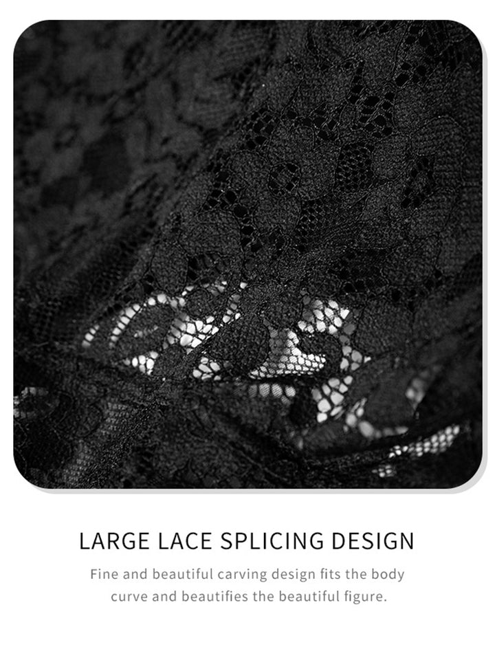 Lace V Neck Butt Enhancer Sleeveless Bodysuit Shapewear