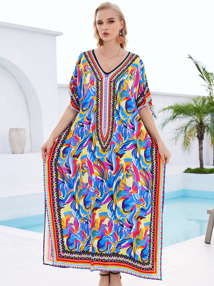 Stylish Flowy Beach Cover Up Robe - UPF 50+ Sun Protection