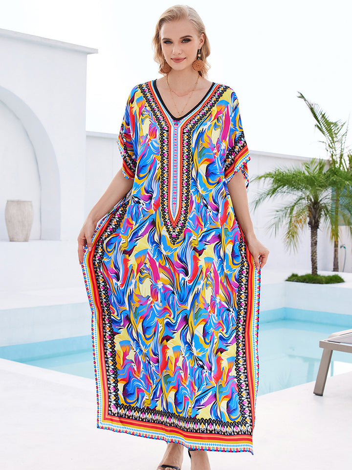 Stylish Flowy Beach Cover Up Robe - UPF 50+ Sun Protection