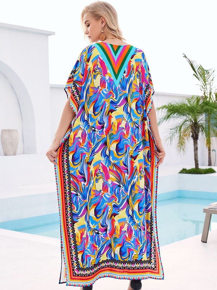 Stylish Flowy Beach Cover Up Robe - UPF 50+ Sun Protection