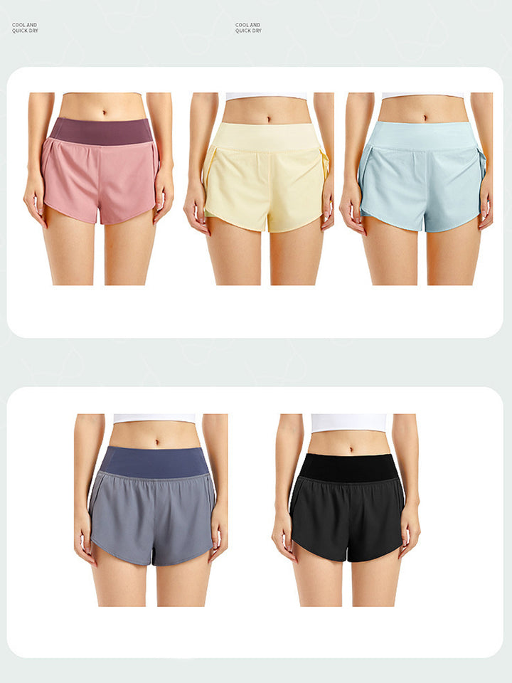 Women's Quick Dry 2-in-1 Running Fitness Shorts