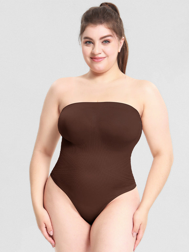 Seamless Sculpting Bodysuit for Women -  Full-Body Compression