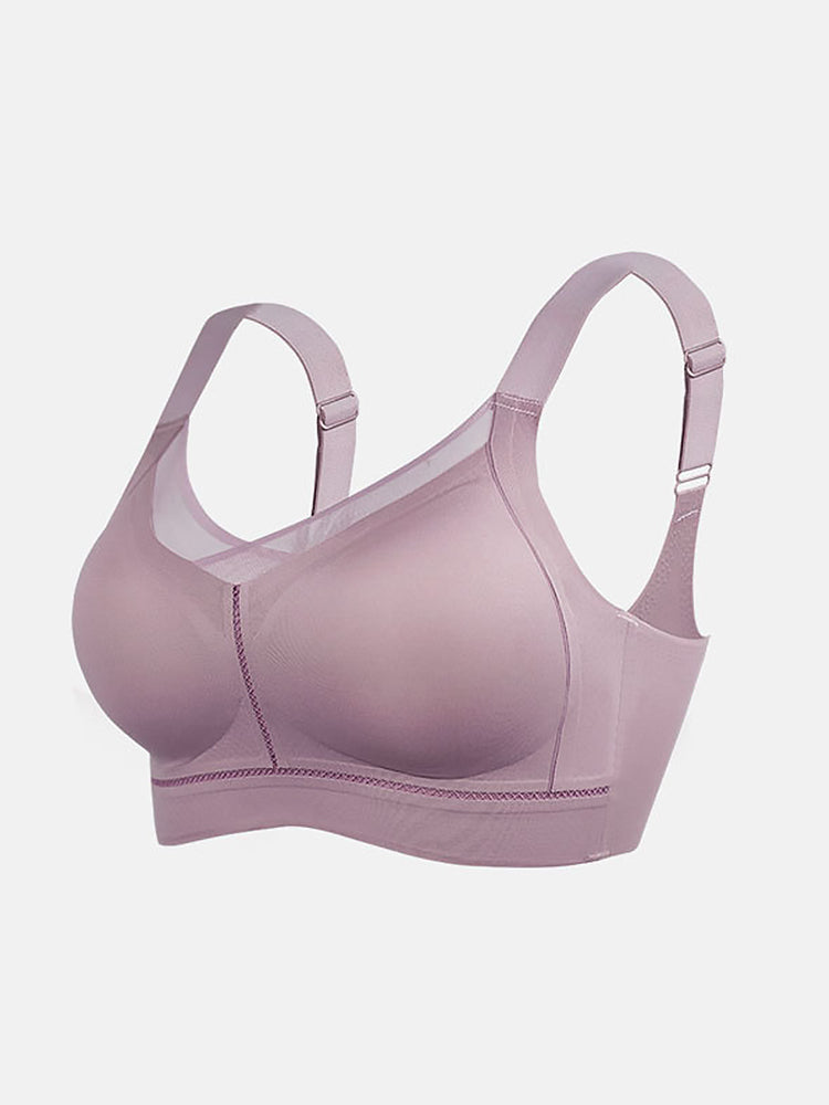 Seamless Elastic Fit Minimizer Wireless Bras