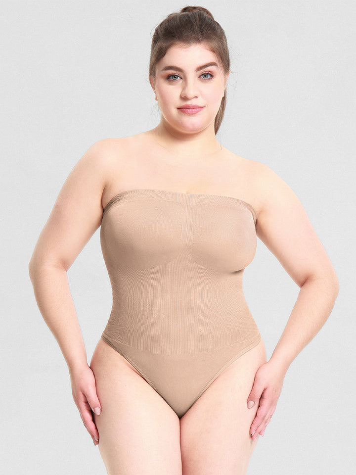 Seamless Sculpting Bodysuit for Women -  Full-Body Compression