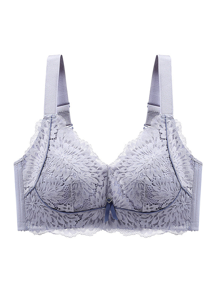 Full Lace Breathable Minimizer Wireless Bra