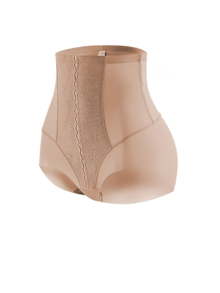 High Wasit Ice Silk Natural Butt Lifting Tummy Control Brief