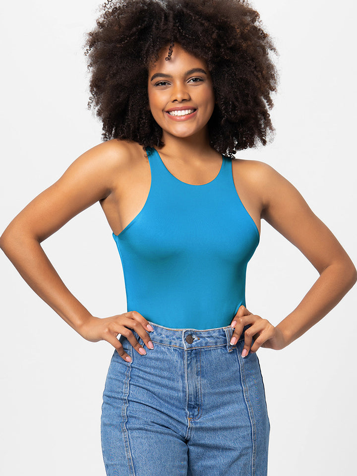 Sexy Classic Sleeveless Slim Bodysuit