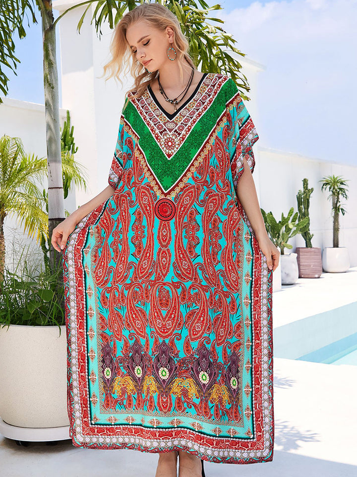 Stylish Flowy Beach Cover Up Robe - UPF 50+ Sun Protection