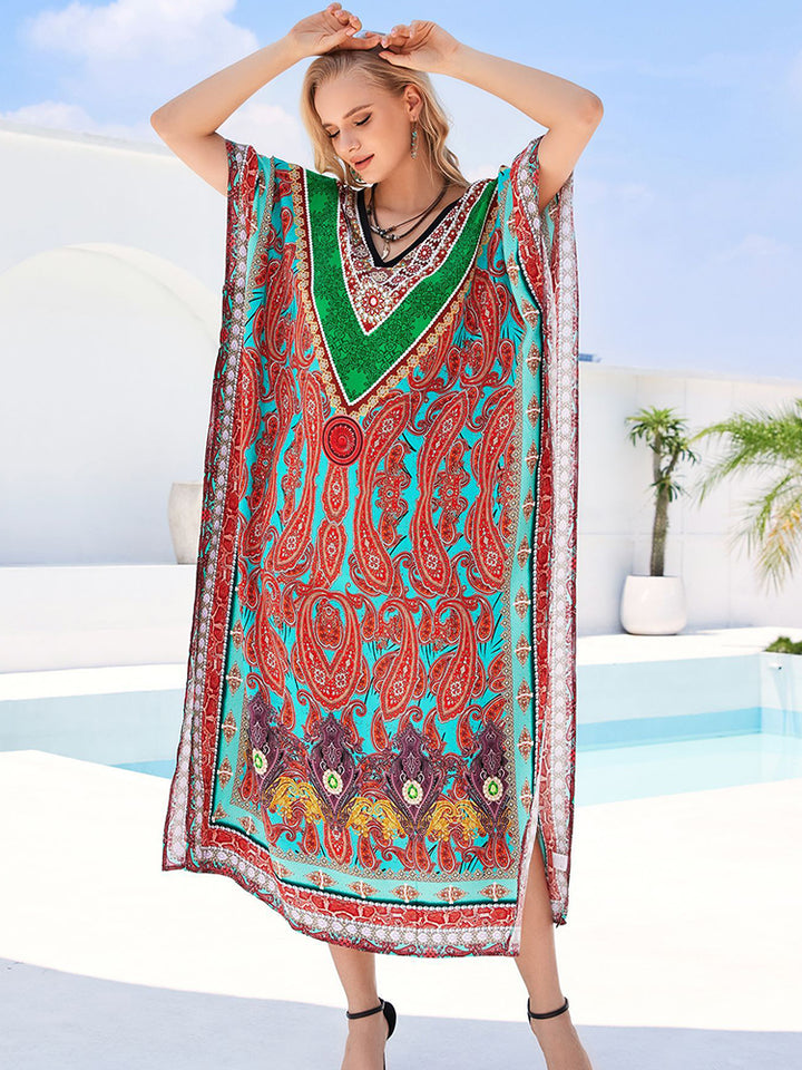 Stylish Flowy Beach Cover Up Robe - UPF 50+ Sun Protection