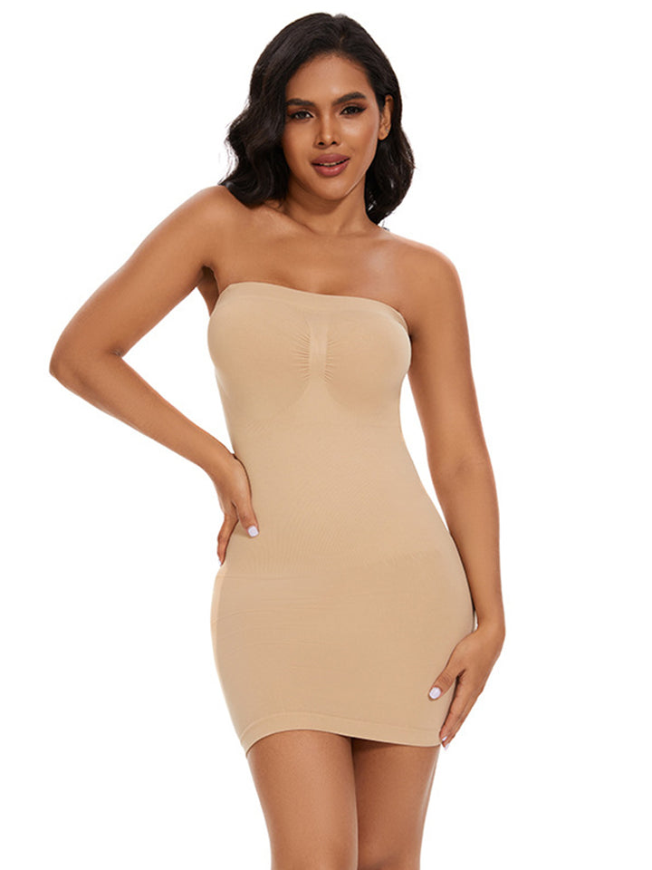 Seamless Sculpting Bandeau Dress for Women