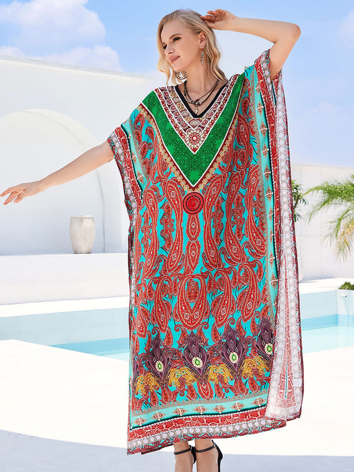 Stylish Flowy Beach Cover Up Robe - UPF 50+ Sun Protection
