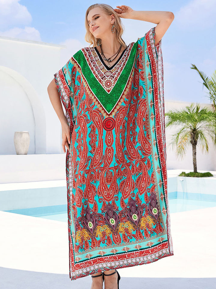 Stylish Flowy Beach Cover Up Robe - UPF 50+ Sun Protection