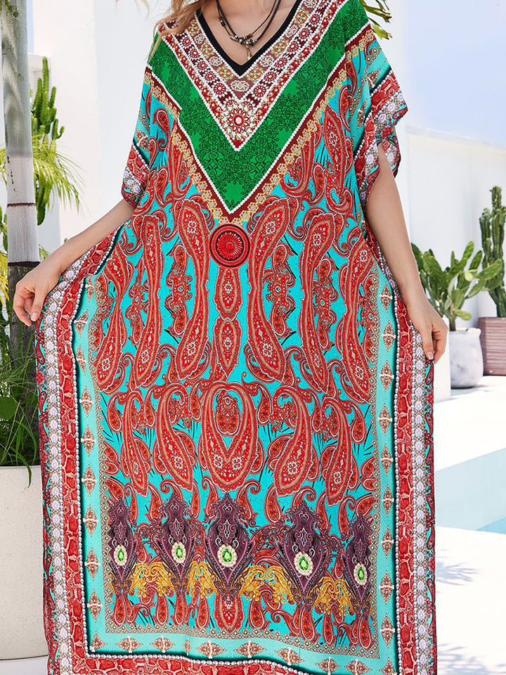 Stylish Flowy Beach Cover Up Robe - UPF 50+ Sun Protection