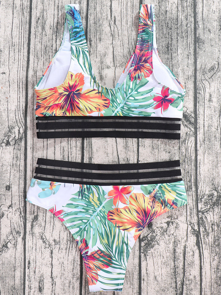 Women's Sexy Strappy Open Back Bikini Swimwear