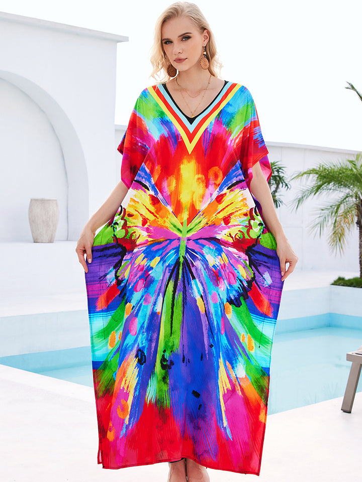 Stylish Flowy Beach Cover Up Robe - UPF 50+ Sun Protection