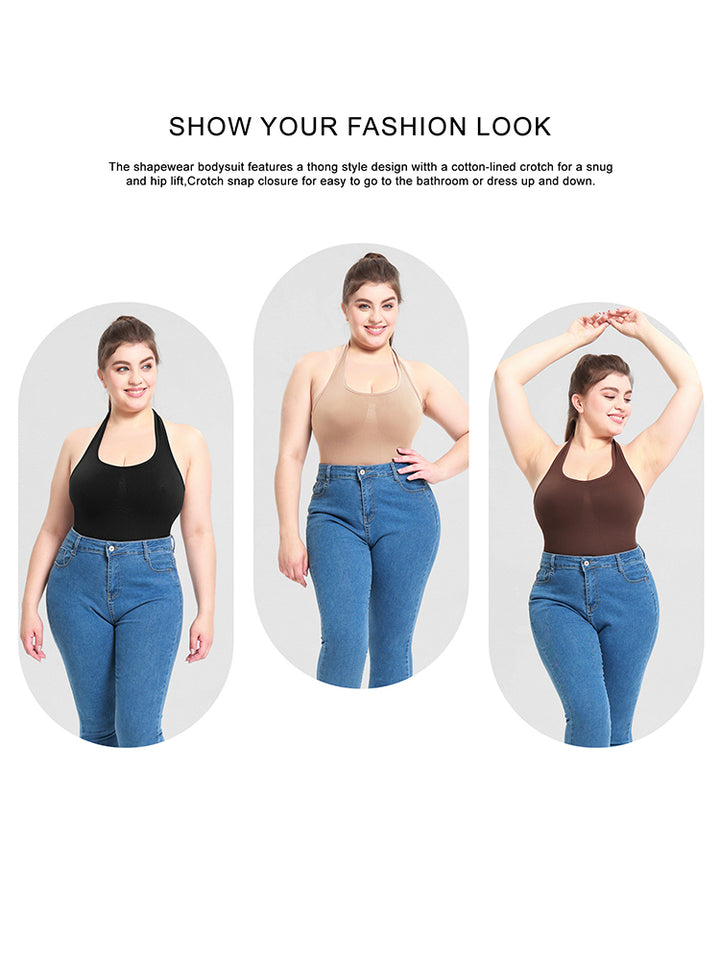 Seamless Sculpting Bodysuit for Women -  Full-Body Compression