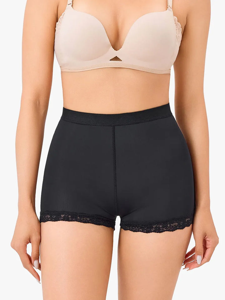 Plus Size Lace-Trimmed Sculpting Panty for Women