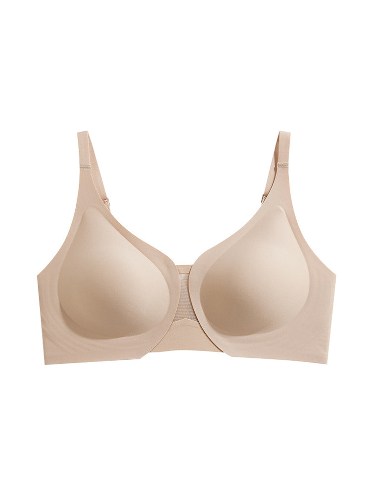 Ice Silk Seamless Latex Wireless Sleeping Bra