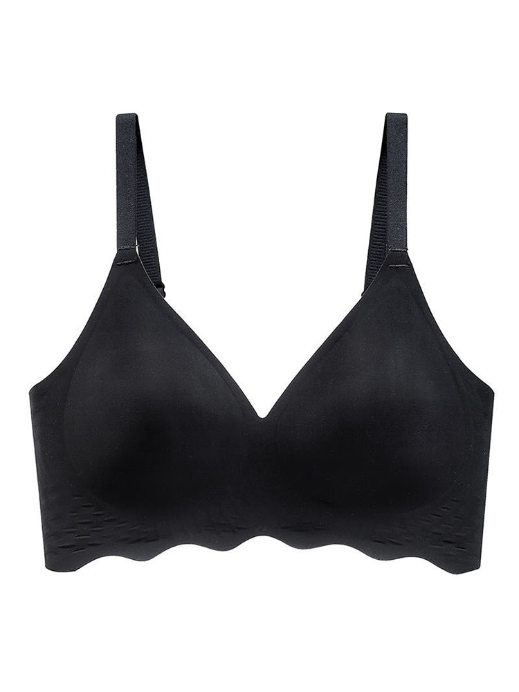 Solid Color Ultra Thin Seamless Wireless Bra