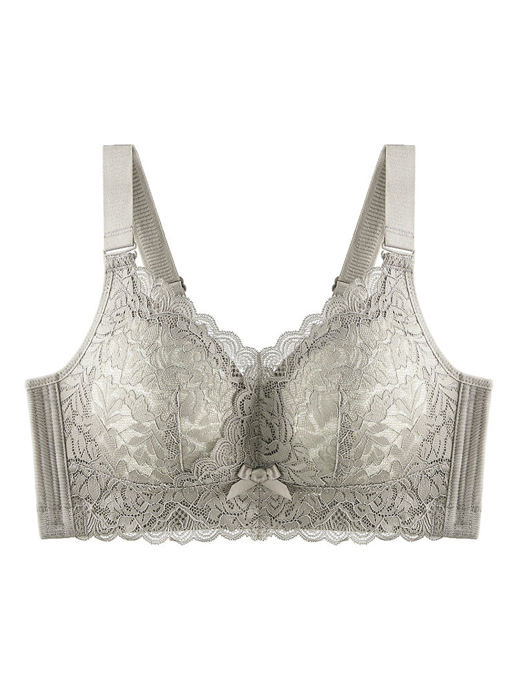 Lace Breathable Wirefree Minimizer Bra