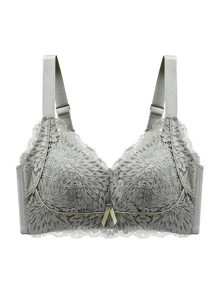 Full Lace Breathable Minimizer Wireless Bra