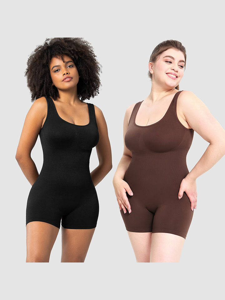 Seamless Sculpting Bodysuit for Women -  Full-Body Compression