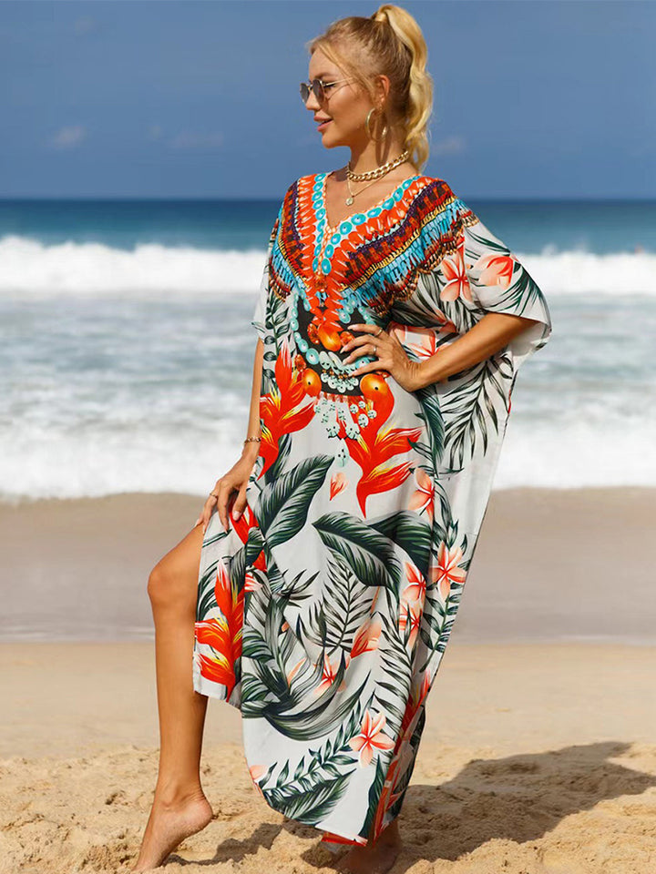 Boho Beach Cover-Up Dress
