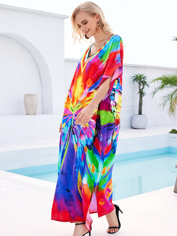 Stylish Flowy Beach Cover Up Robe - UPF 50+ Sun Protection