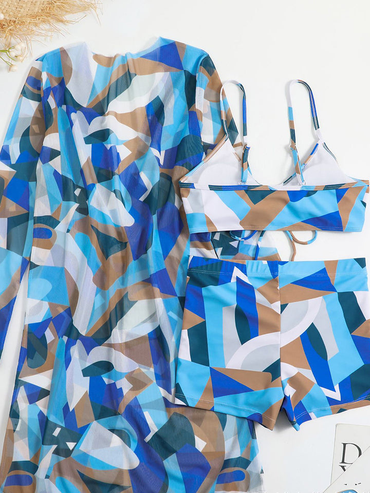 Women's Sexy 3-Piece European Swimwear Set