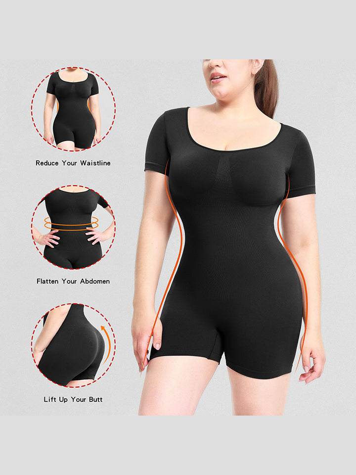 Seamless Sculpting Bodysuit for Women -  Full-Body Compression