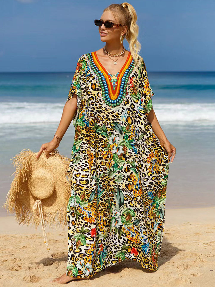 Boho Beach Cover-Up Dress
