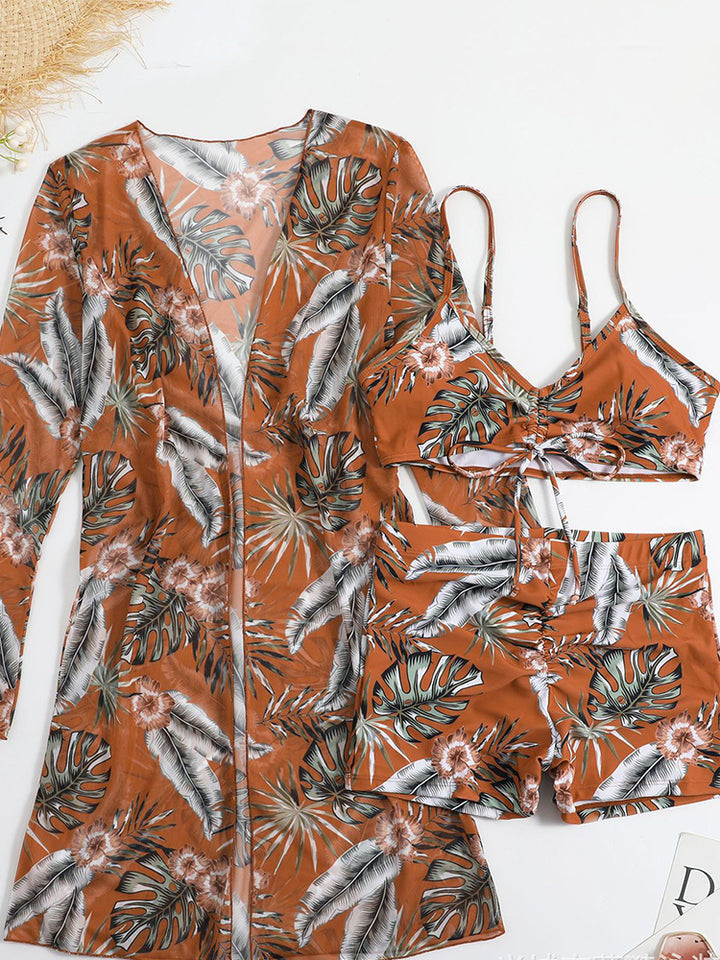 Women's Sexy 3-Piece European Swimwear Set