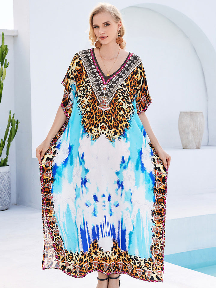 Stylish Flowy Beach Cover Up Robe - UPF 50+ Sun Protection