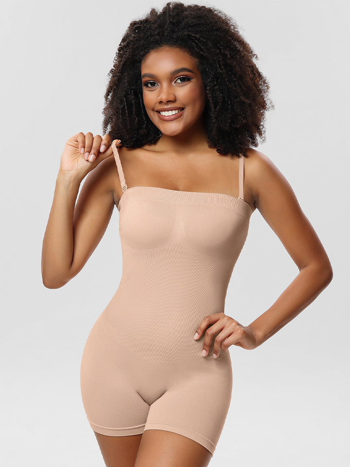 Seamless Sculpting Bodysuit for Women -  Full-Body Compression