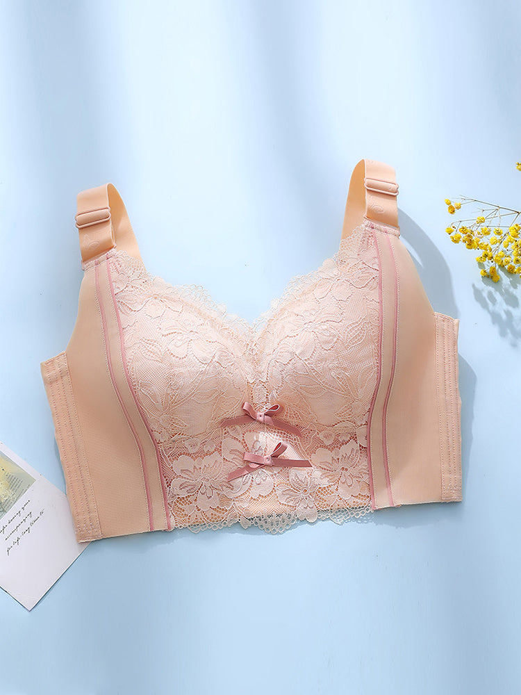 Lace Ultra thin Push Up Wireless Bra