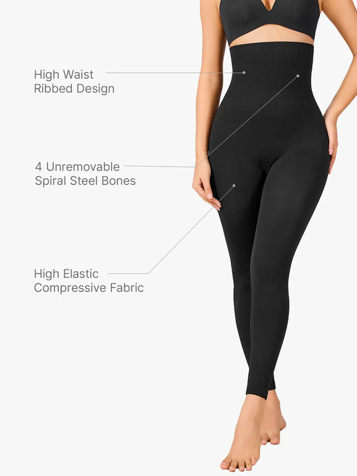 Seamless Butt Lift High Rise Shapewear Leggings Tummy Control Tights