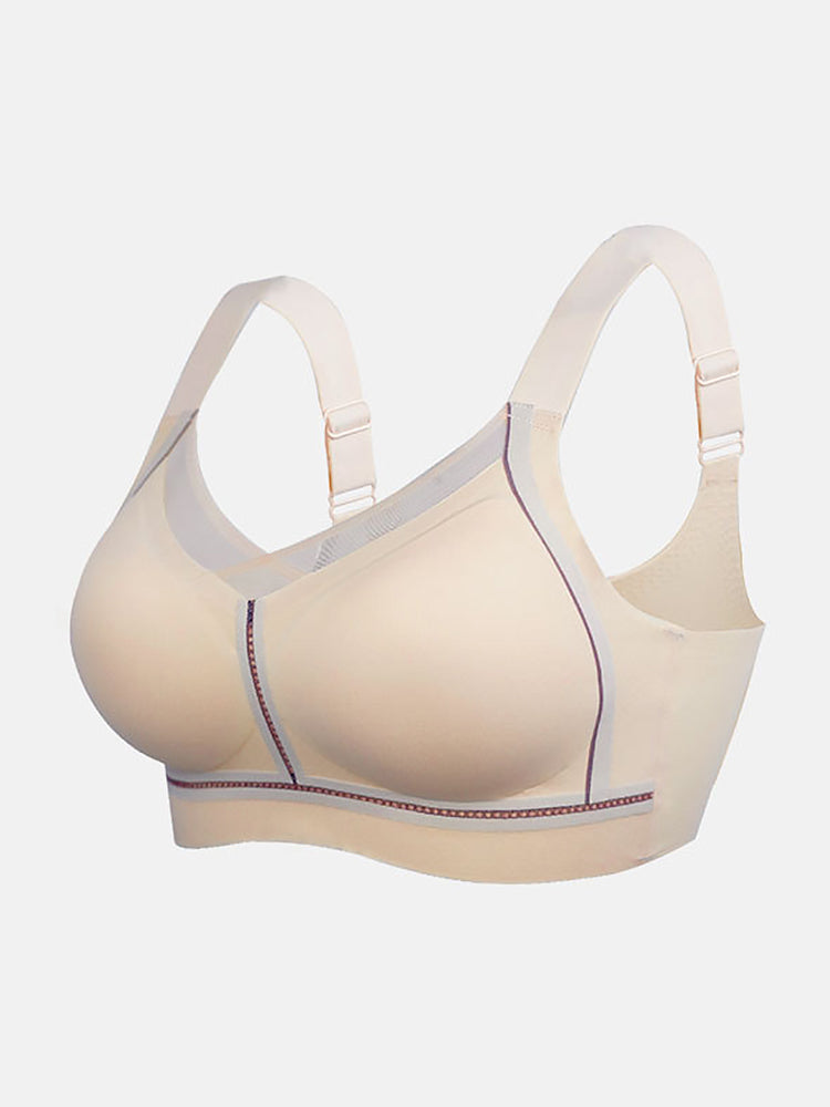 Seamless Elastic Fit Minimizer Wireless Bras