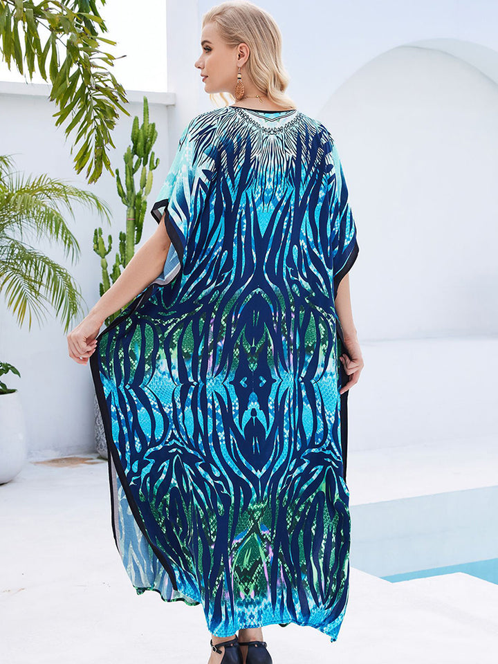 Stylish Flowy Beach Cover Up Robe - UPF 50+ Sun Protection