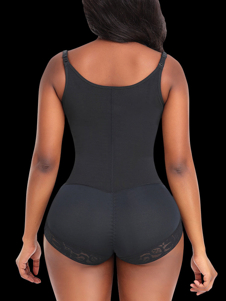 Zipper Tummy Control Back Support Body Shapewear
