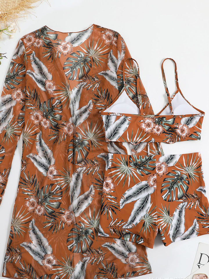 Women's Sexy 3-Piece European Swimwear Set