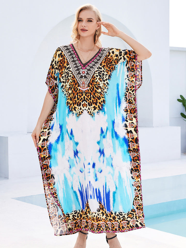Stylish Flowy Beach Cover Up Robe - UPF 50+ Sun Protection