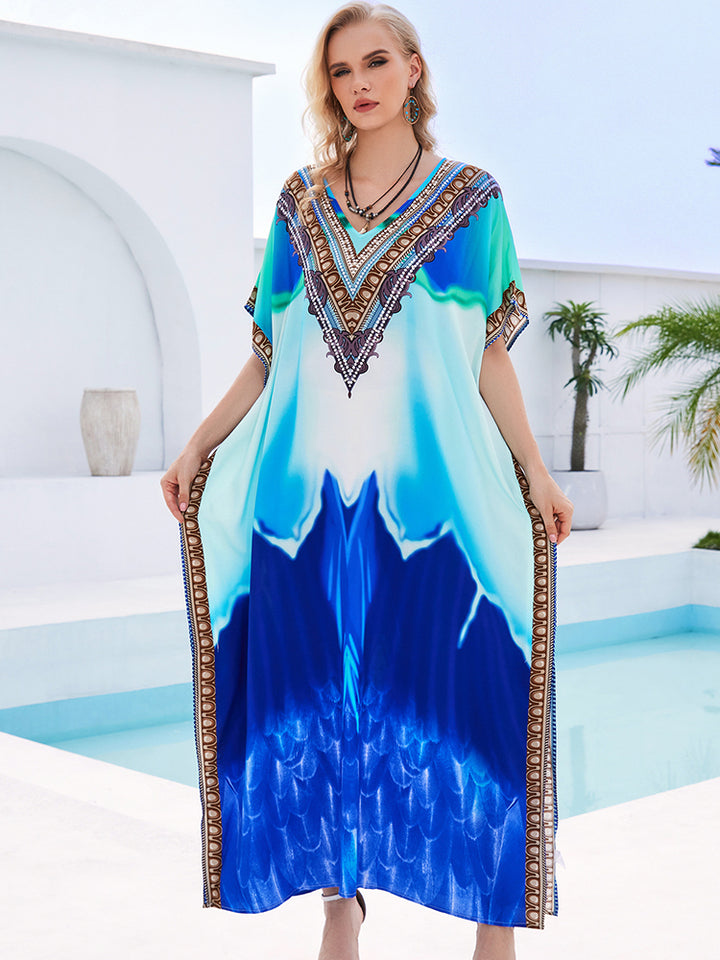Stylish Flowy Beach Cover Up Robe - UPF 50+ Sun Protection