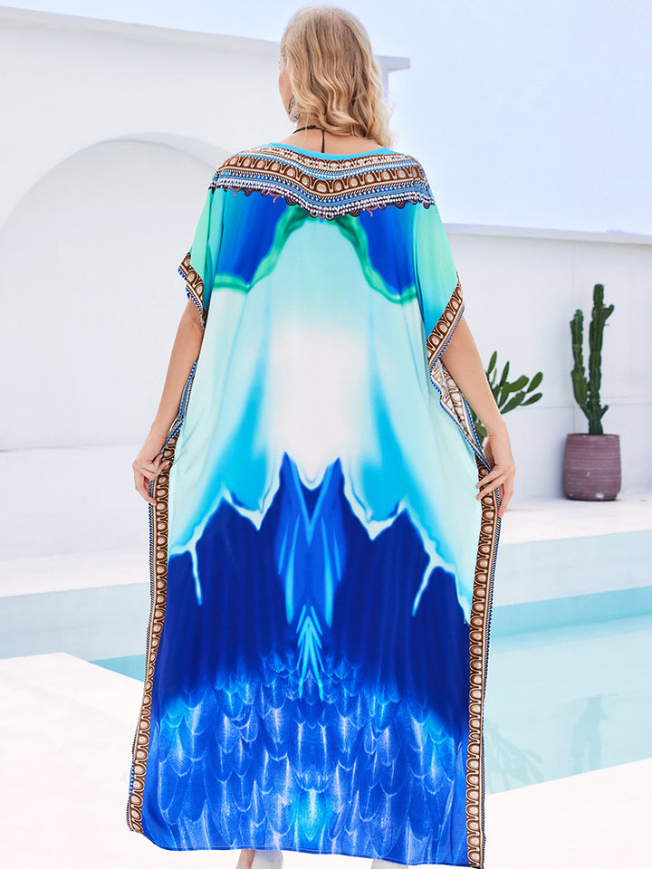 Stylish Flowy Beach Cover Up Robe - UPF 50+ Sun Protection