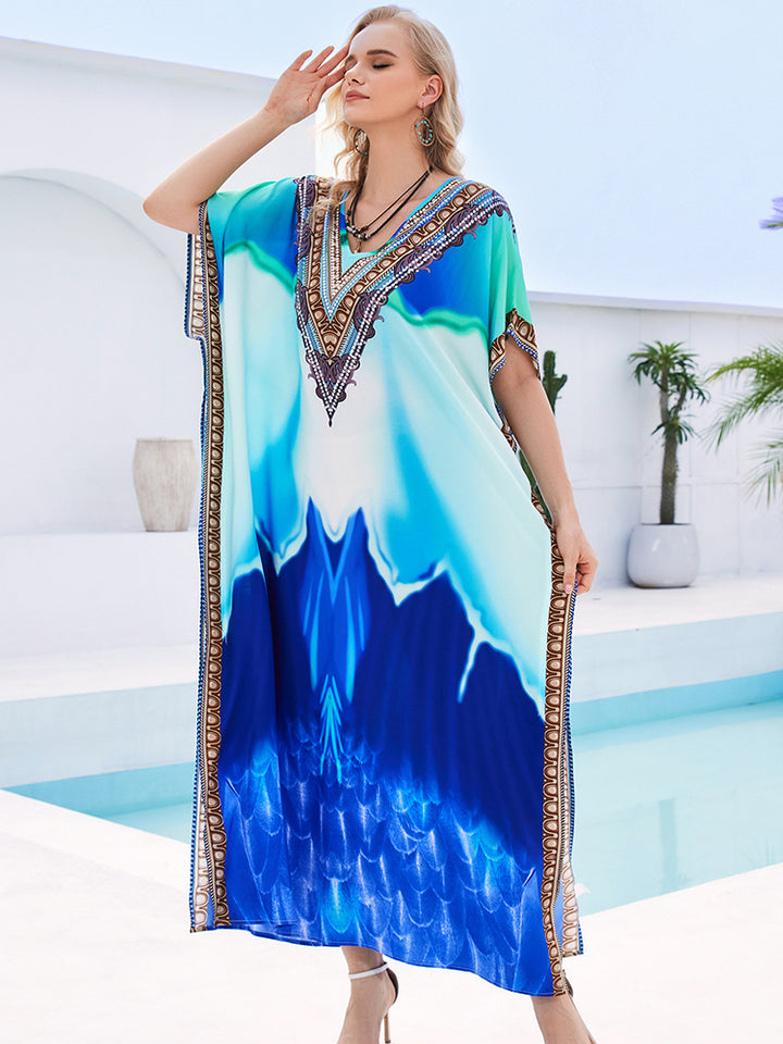Stylish Flowy Beach Cover Up Robe - UPF 50+ Sun Protection