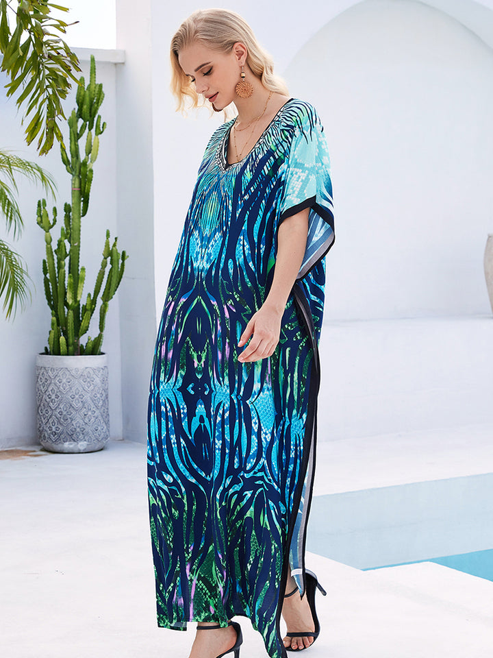Stylish Flowy Beach Cover Up Robe - UPF 50+ Sun Protection