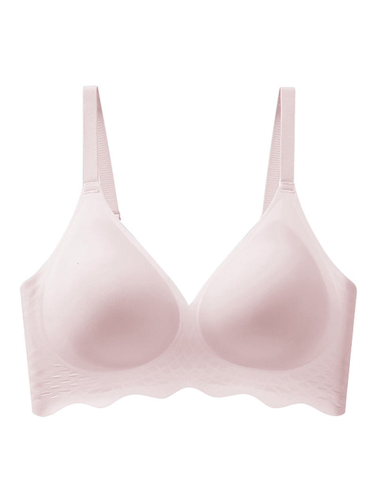 Solid Color Ultra Thin Seamless Wireless Bra