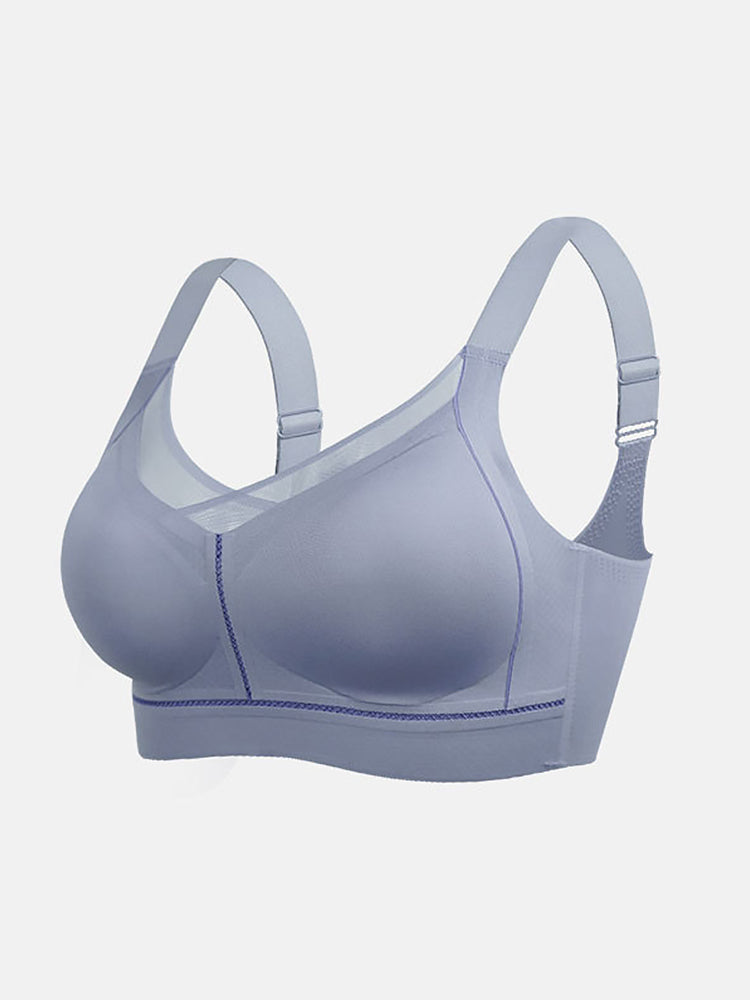 Seamless Elastic Fit Minimizer Wireless Bras