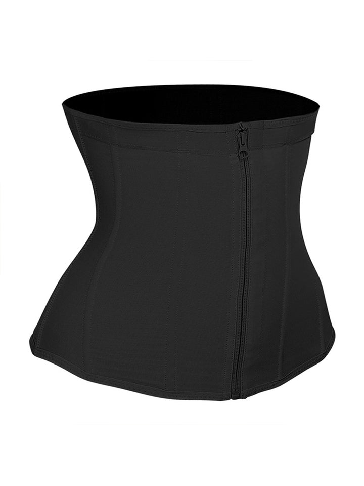 Boned Zipper Closure Tummy Control Waist Trainer
