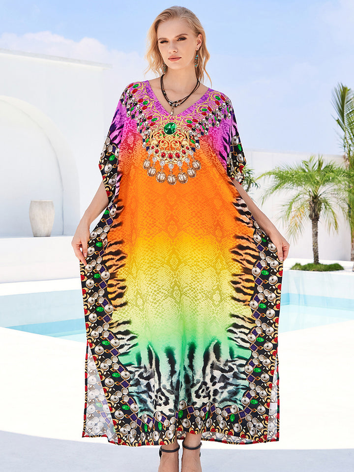 Stylish Flowy Beach Cover Up Robe - UPF 50+ Sun Protection